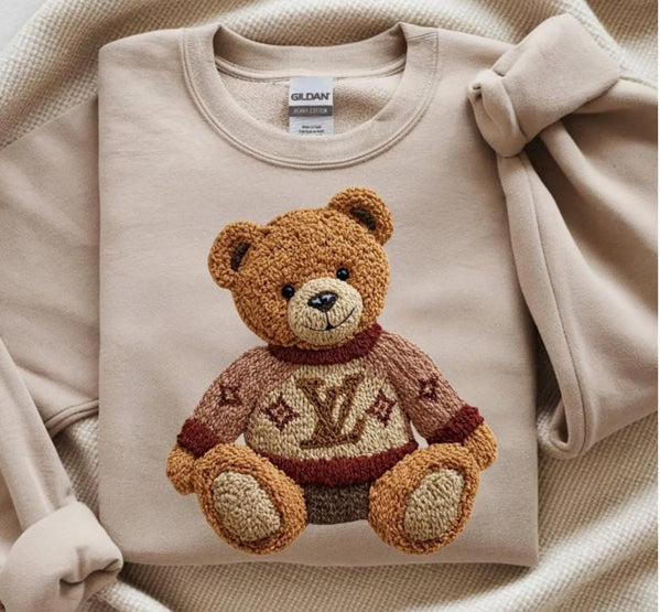 LV Crochet Bear