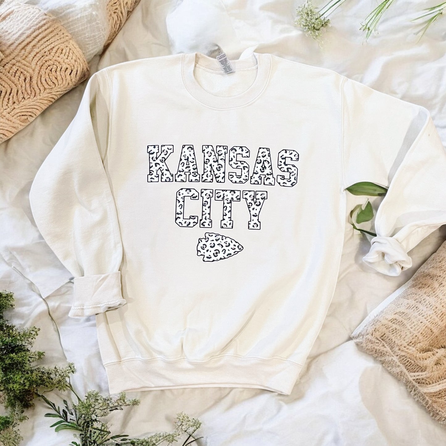 Leopard Kansas City Sand Fleece