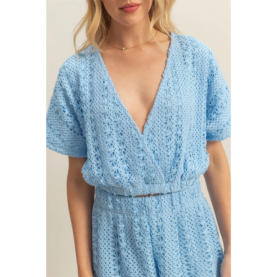 Blue Crochet Set