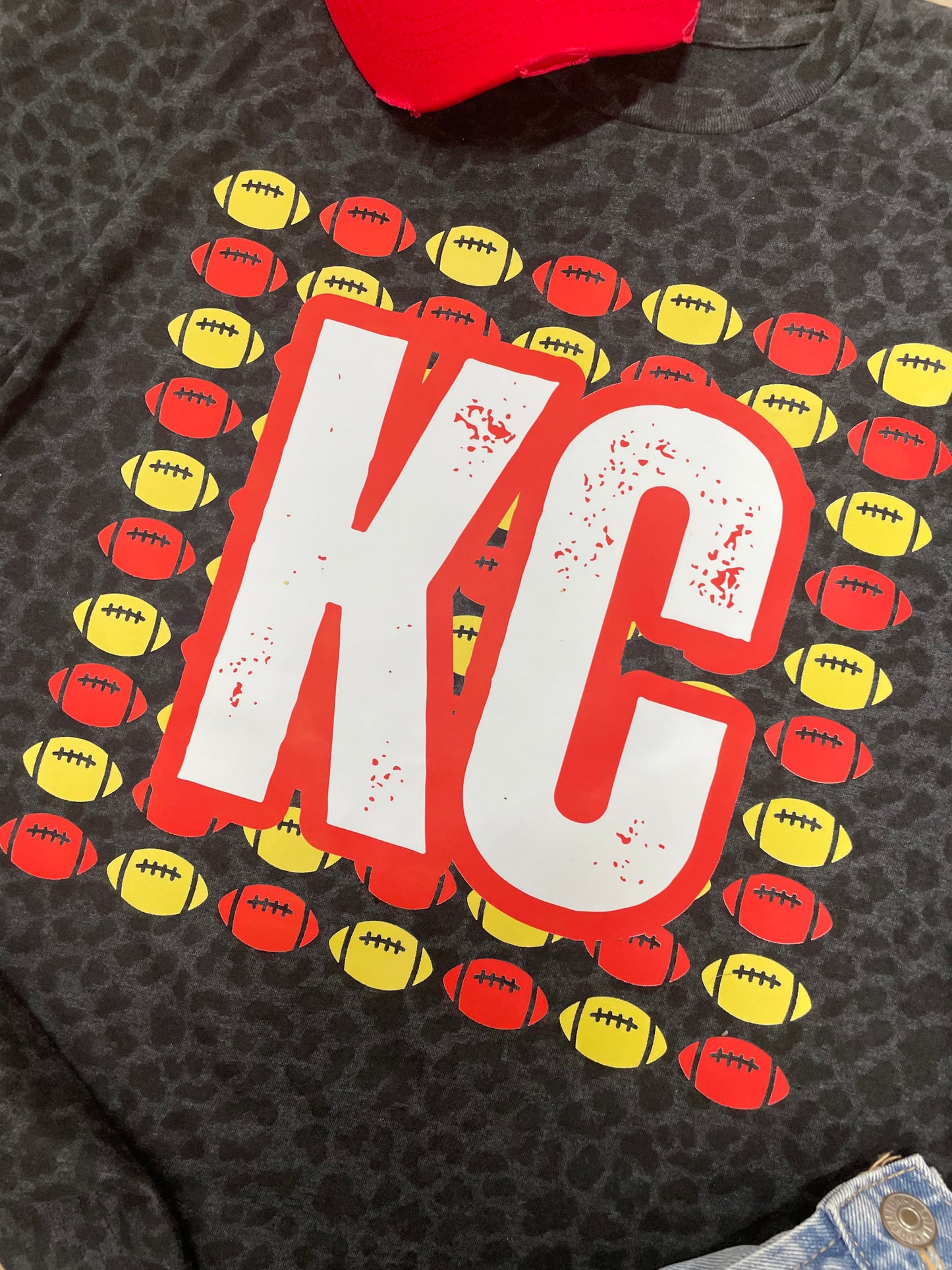 KC Footalls Leopard Tee