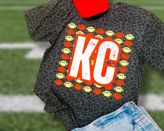 KC Footalls Leopard Tee