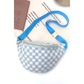Checkered Belt Bags