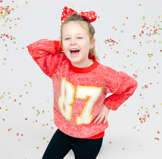 *PREORDER* Fuzzy 87 Jersey Sweater