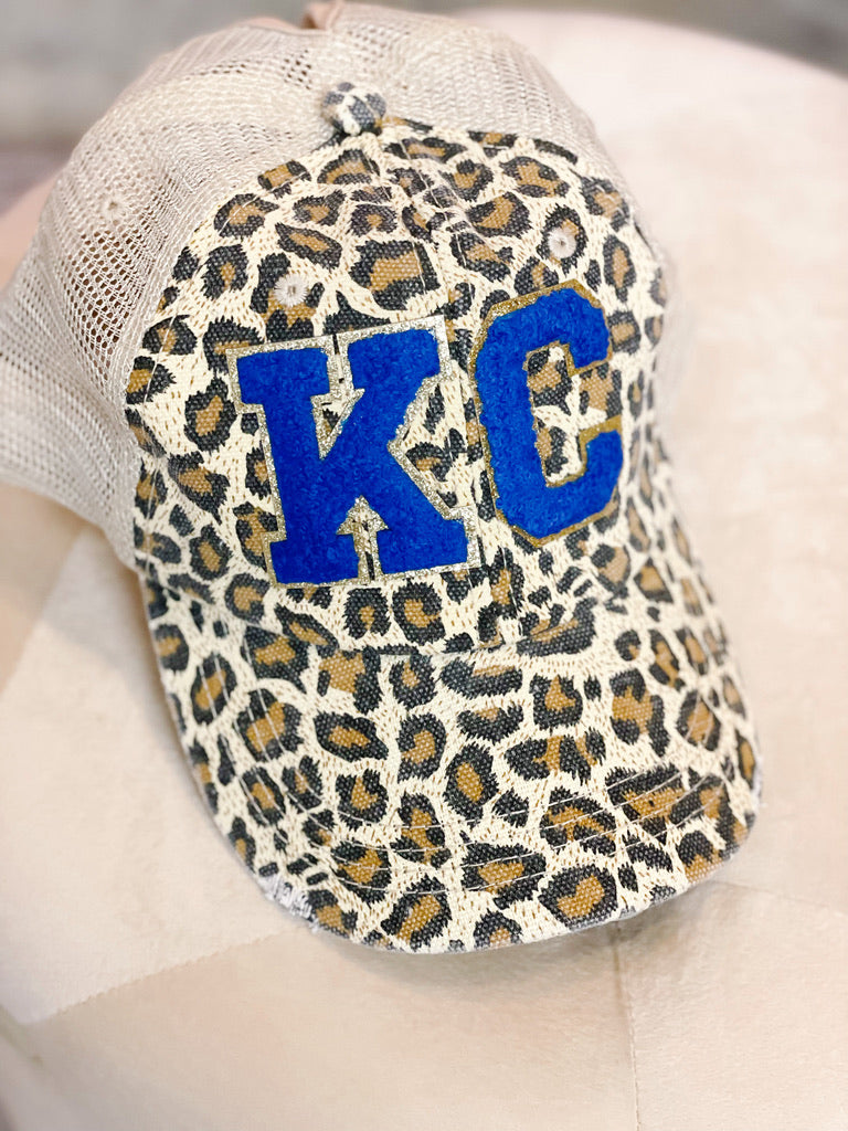 Tan Leopard w/Blue KC