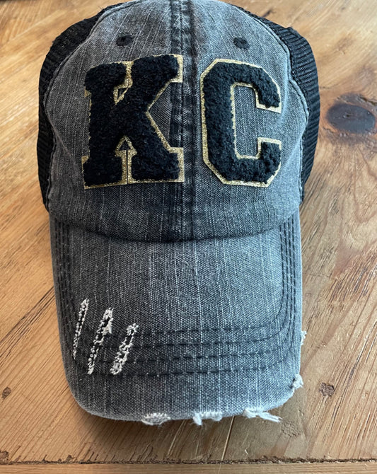Black on Black KC Hat