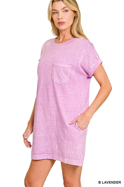 Mineral Washed TShirt Dresses