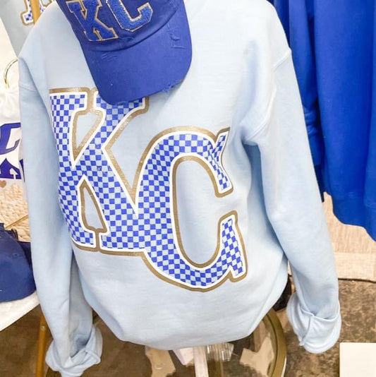 Checkered & Gold KC Fleece