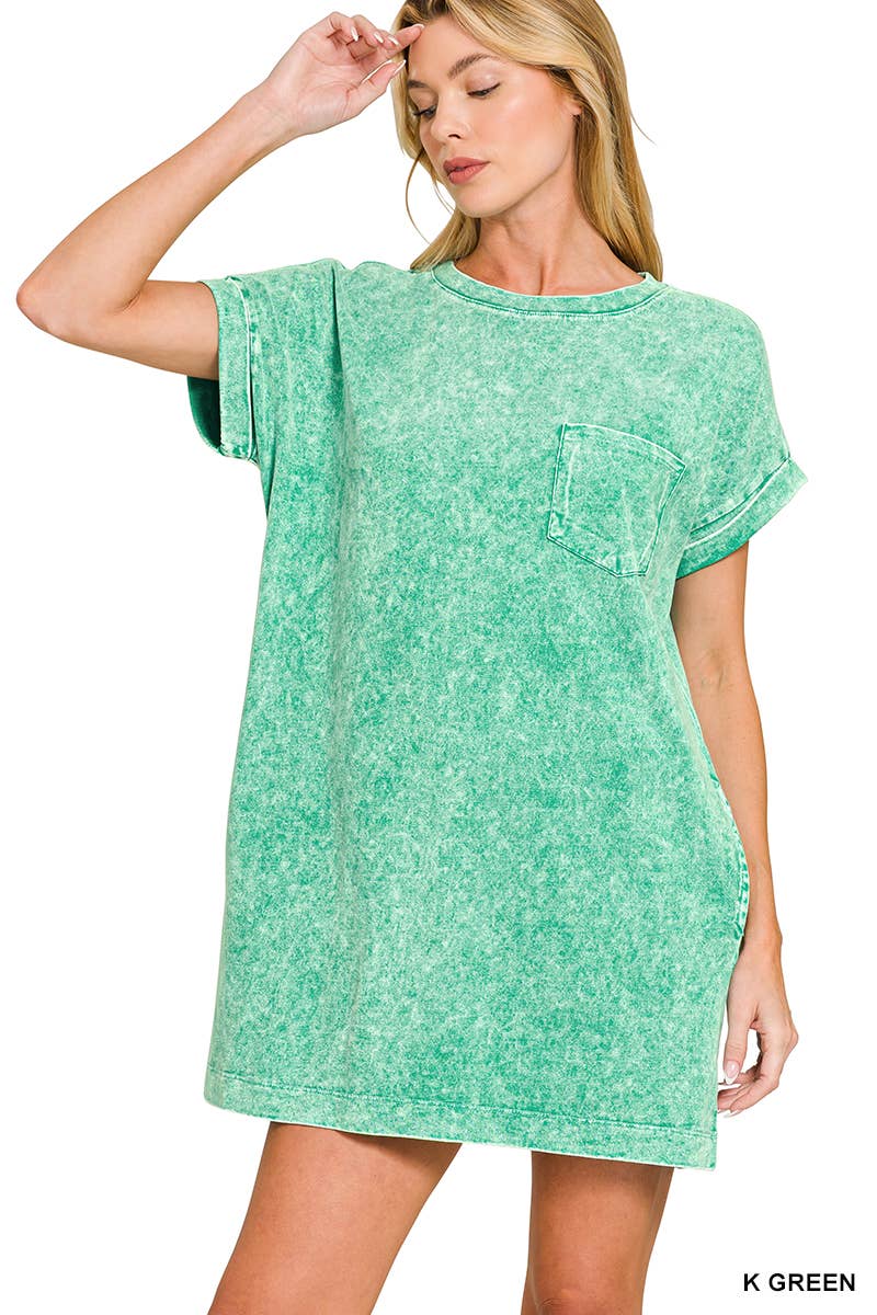 Mineral Washed TShirt Dresses