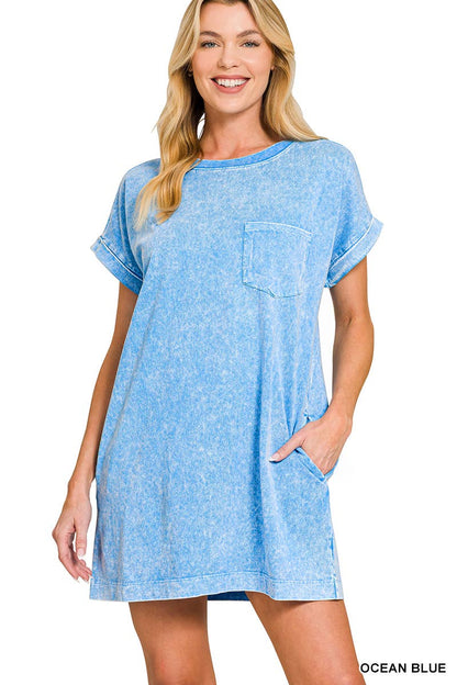 Mineral Washed TShirt Dresses