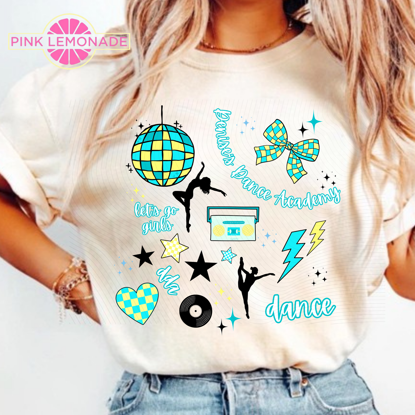 Adult DDA Dance Collage Tee/Long Crop