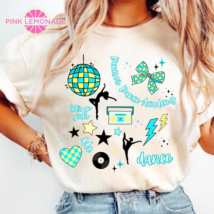 Adult DDA Dance Collage Tee/Long Crop