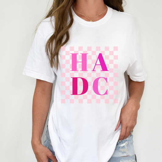 Checkered HADC Tee