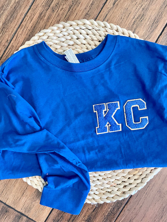 CLOSEOUT- Blue Chenille KC Long Sleeve