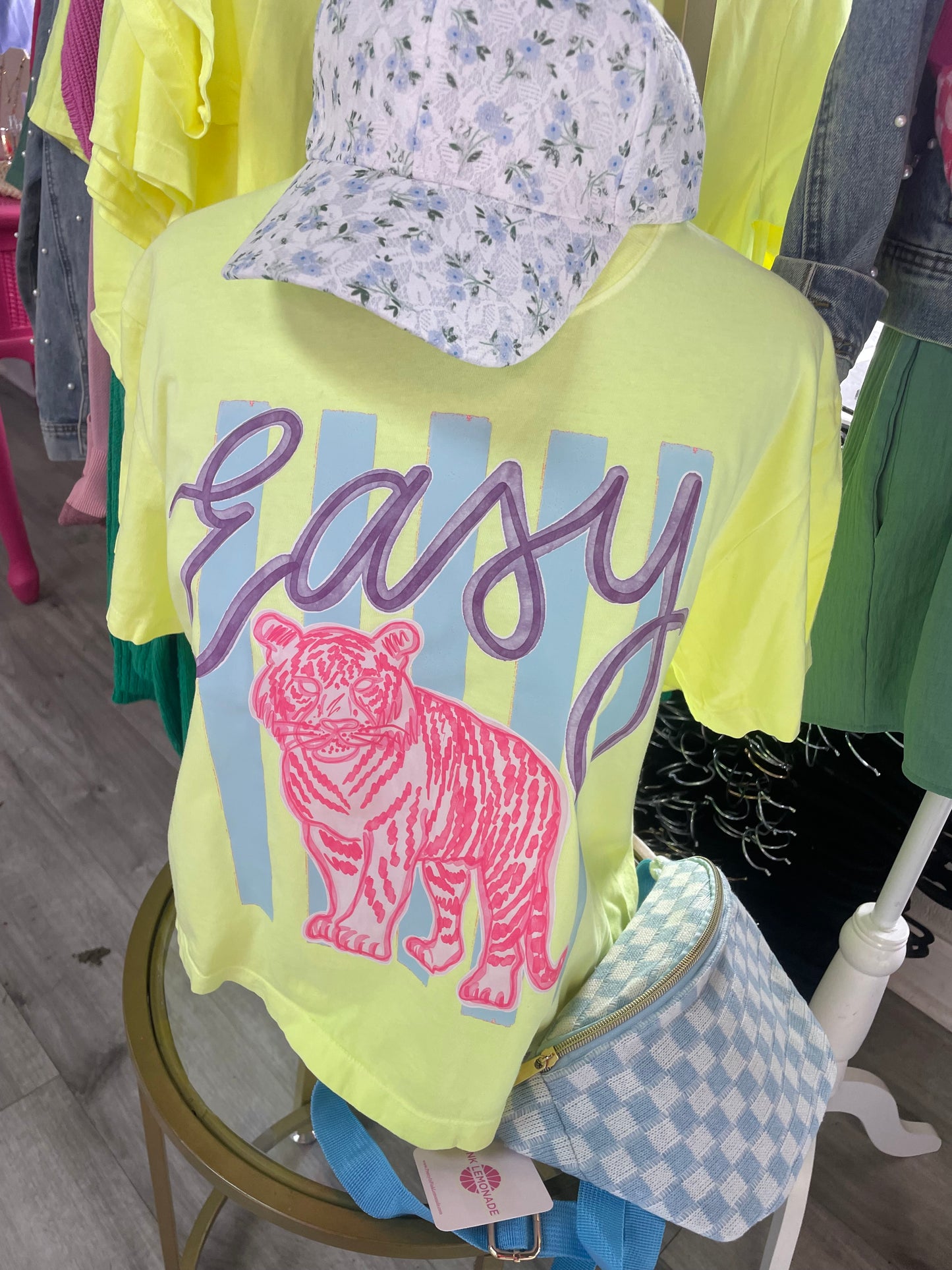 Easy Tiger Neon Crop/Tee