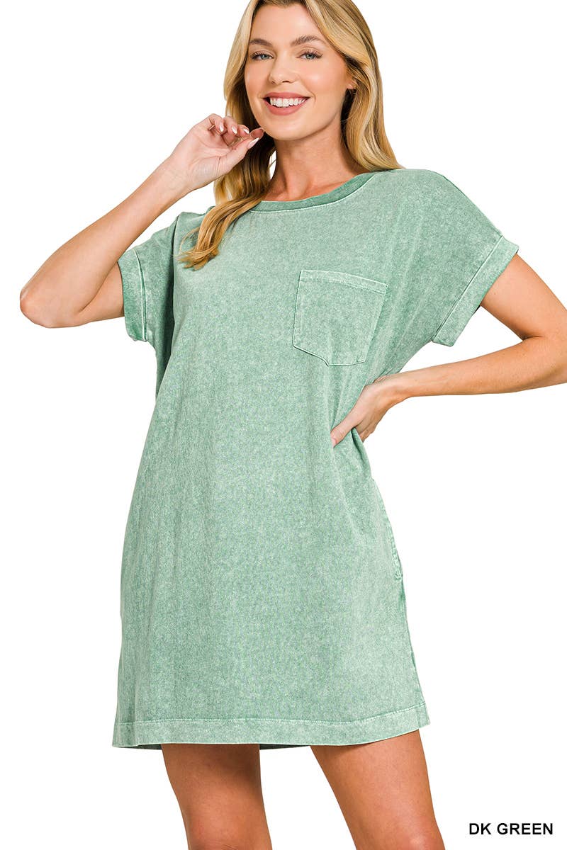Mineral Washed TShirt Dresses