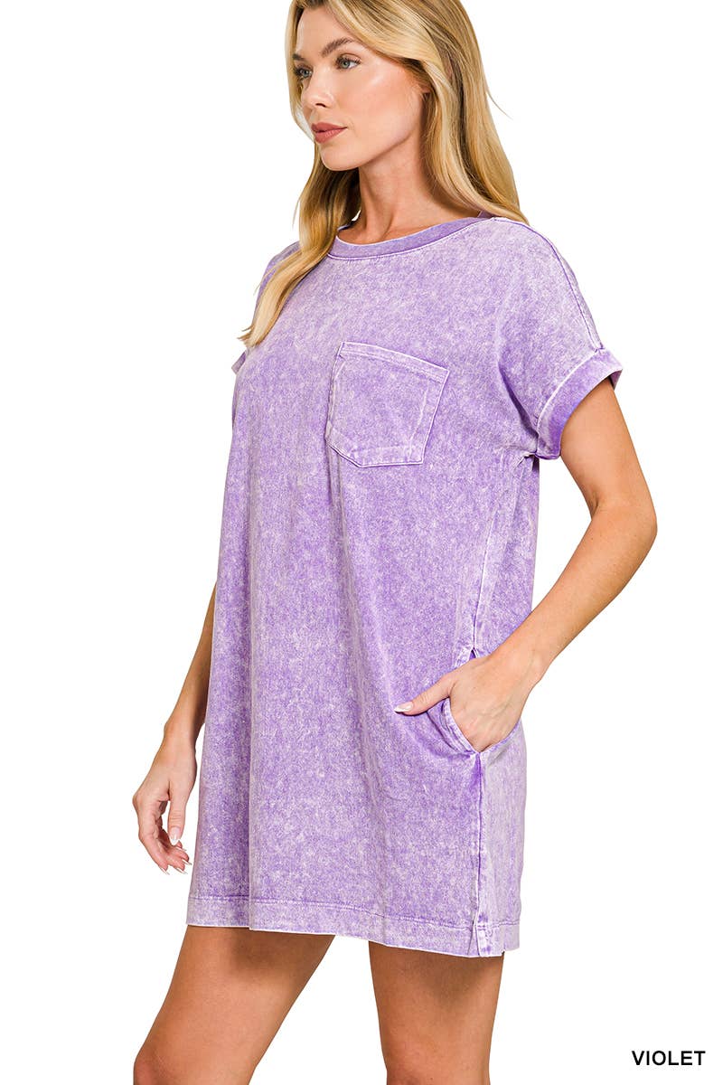Mineral Washed TShirt Dresses