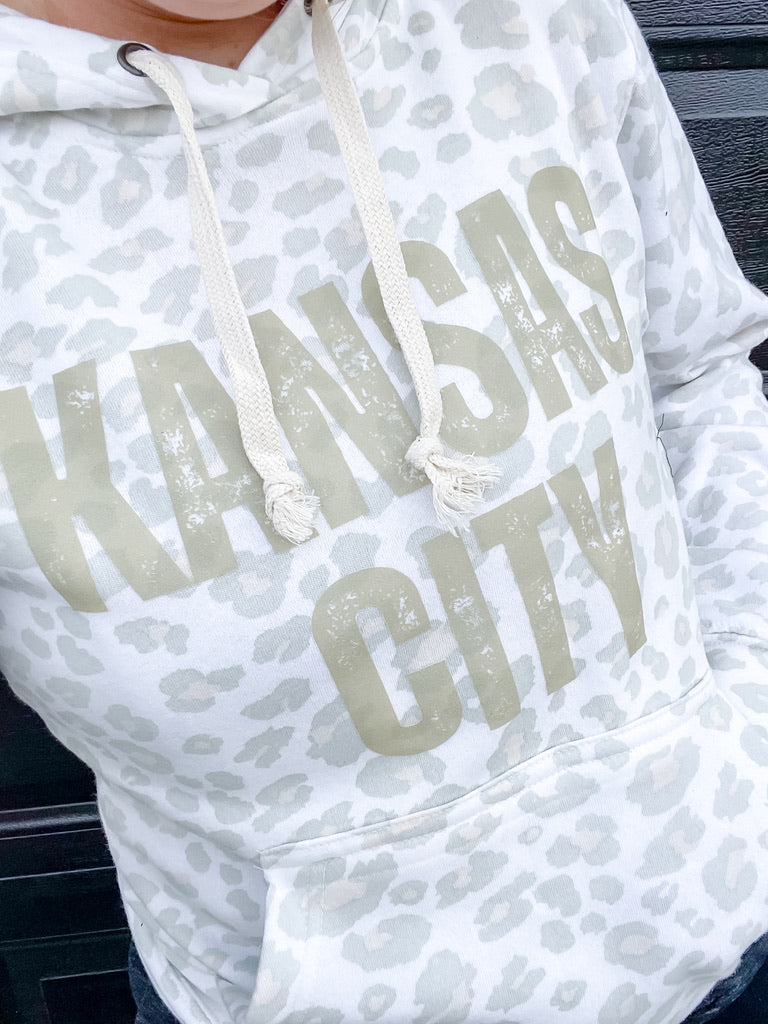 Neutral Leopard Kansas City Hoodie