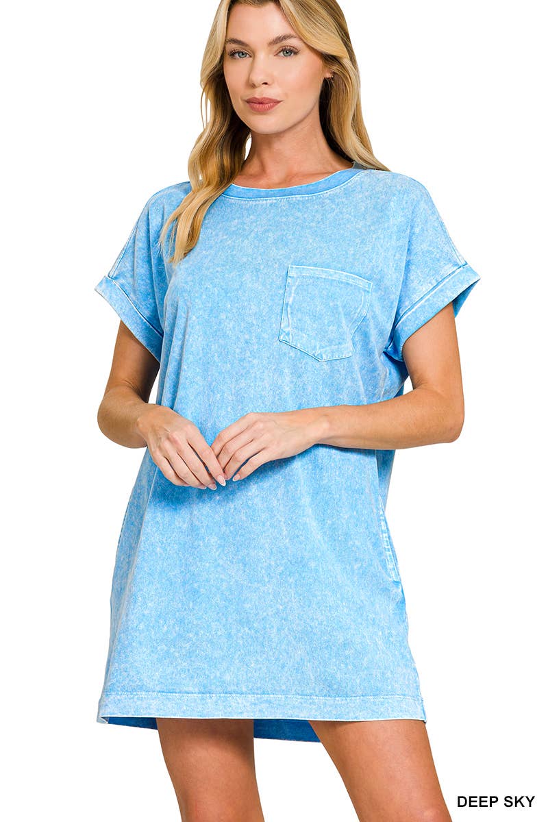 Mineral Washed TShirt Dresses