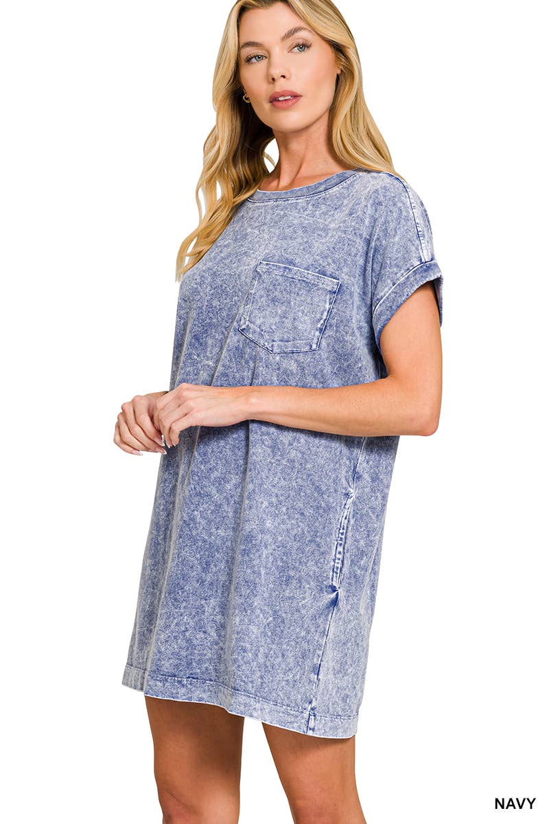 Mineral Washed TShirt Dresses