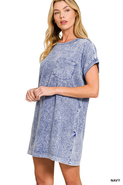 Mineral Washed TShirt Dresses