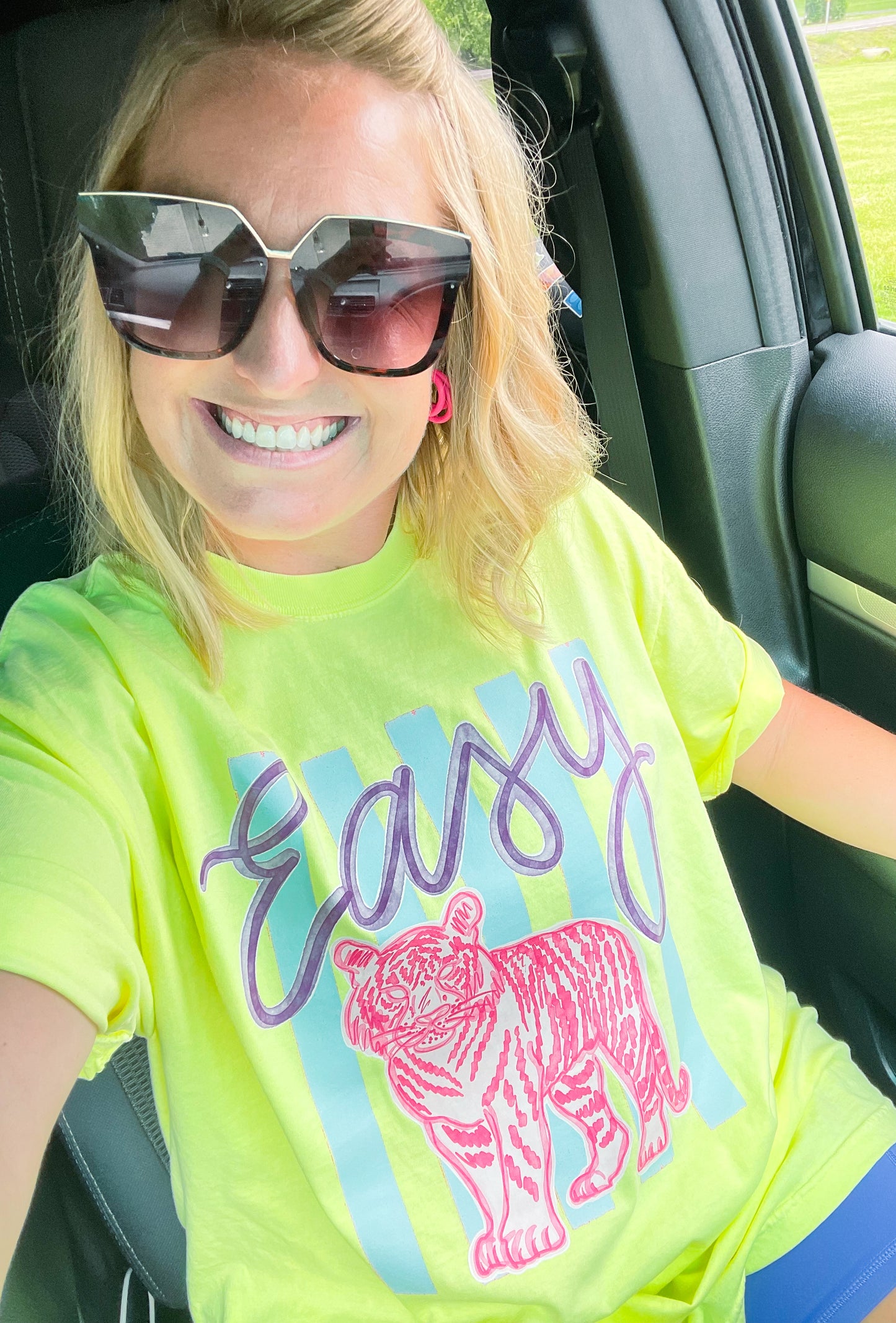 Easy Tiger Neon Crop/Tee