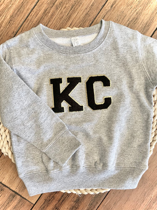 CLOSEOUT- Black Patch KC Sweatshirt
