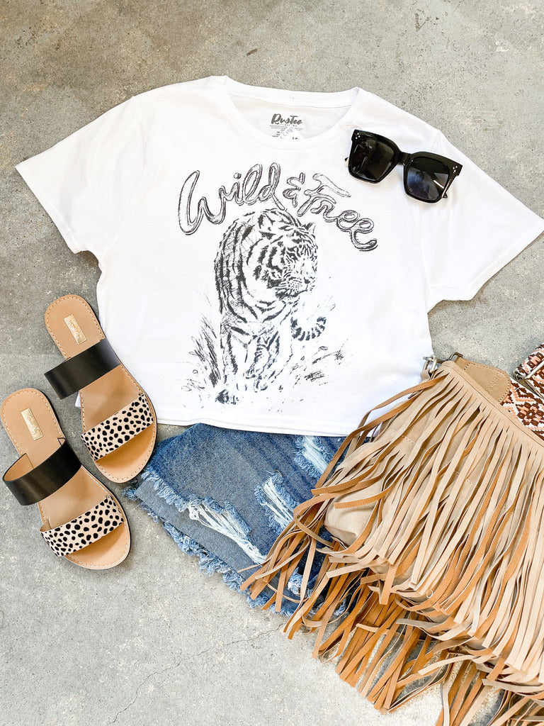 Wild & Free Crop Tee