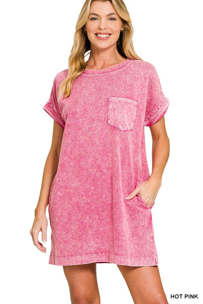 Mineral Washed TShirt Dresses