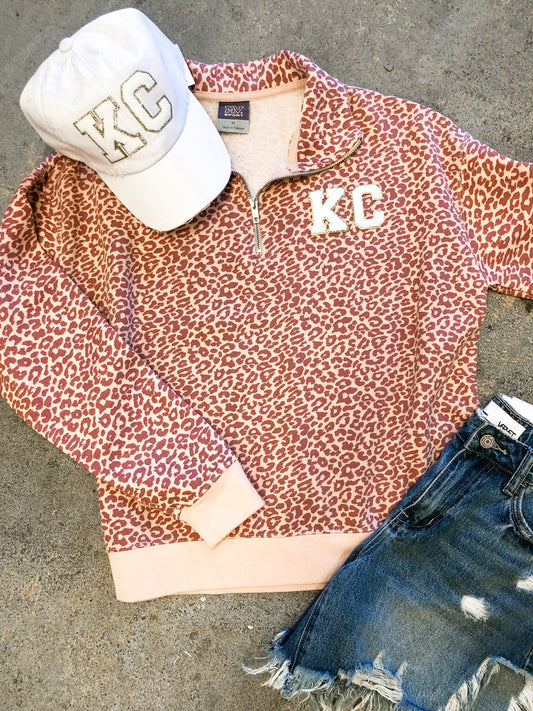 : Kc Cheetah Animal Print Heart Kc Kansas City Cheetah Heart T- Shirt : Clothing, Shoes & Jewelry