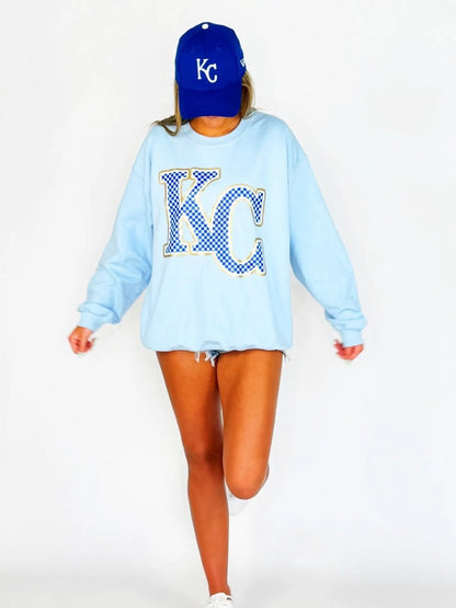 Checkered & Gold KC Fleece