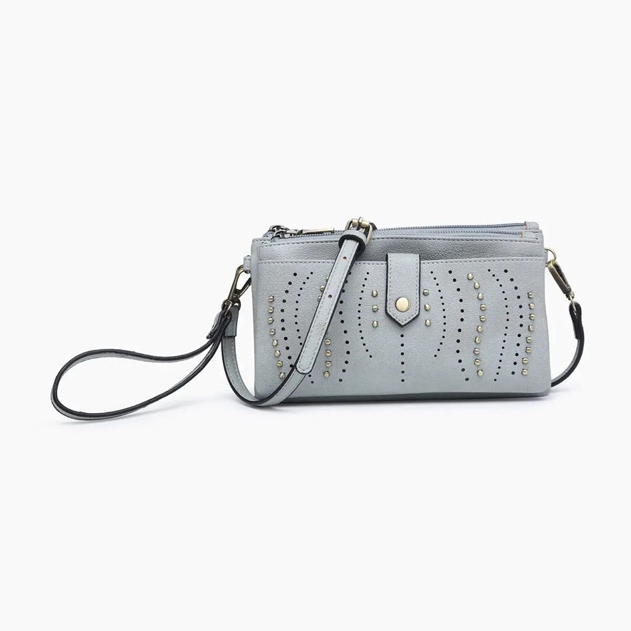 The Ayra Studded Clutch/Wristlet