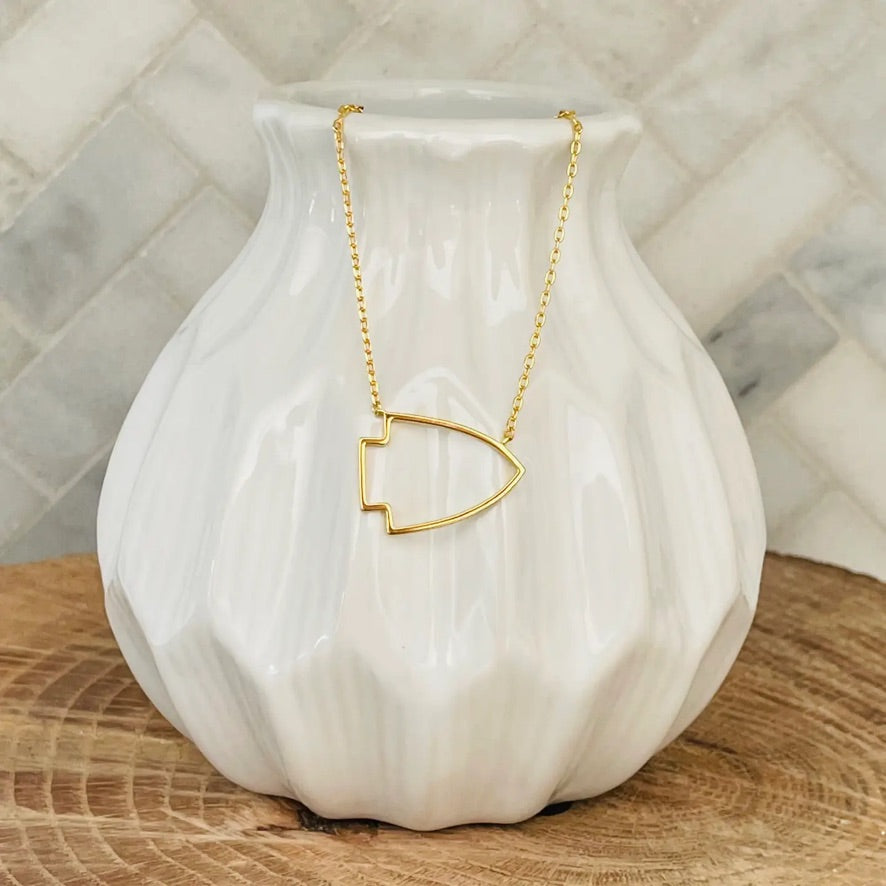 Gold Arrowhead Necklace