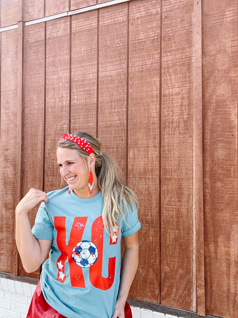 Teal KC Soccer Tee