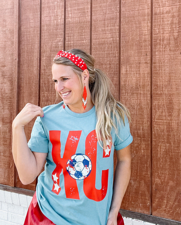 Teal KC Soccer Tee