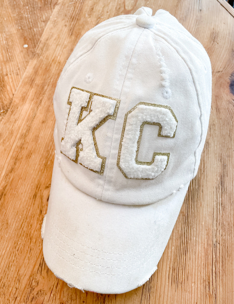 White on White KC Hat