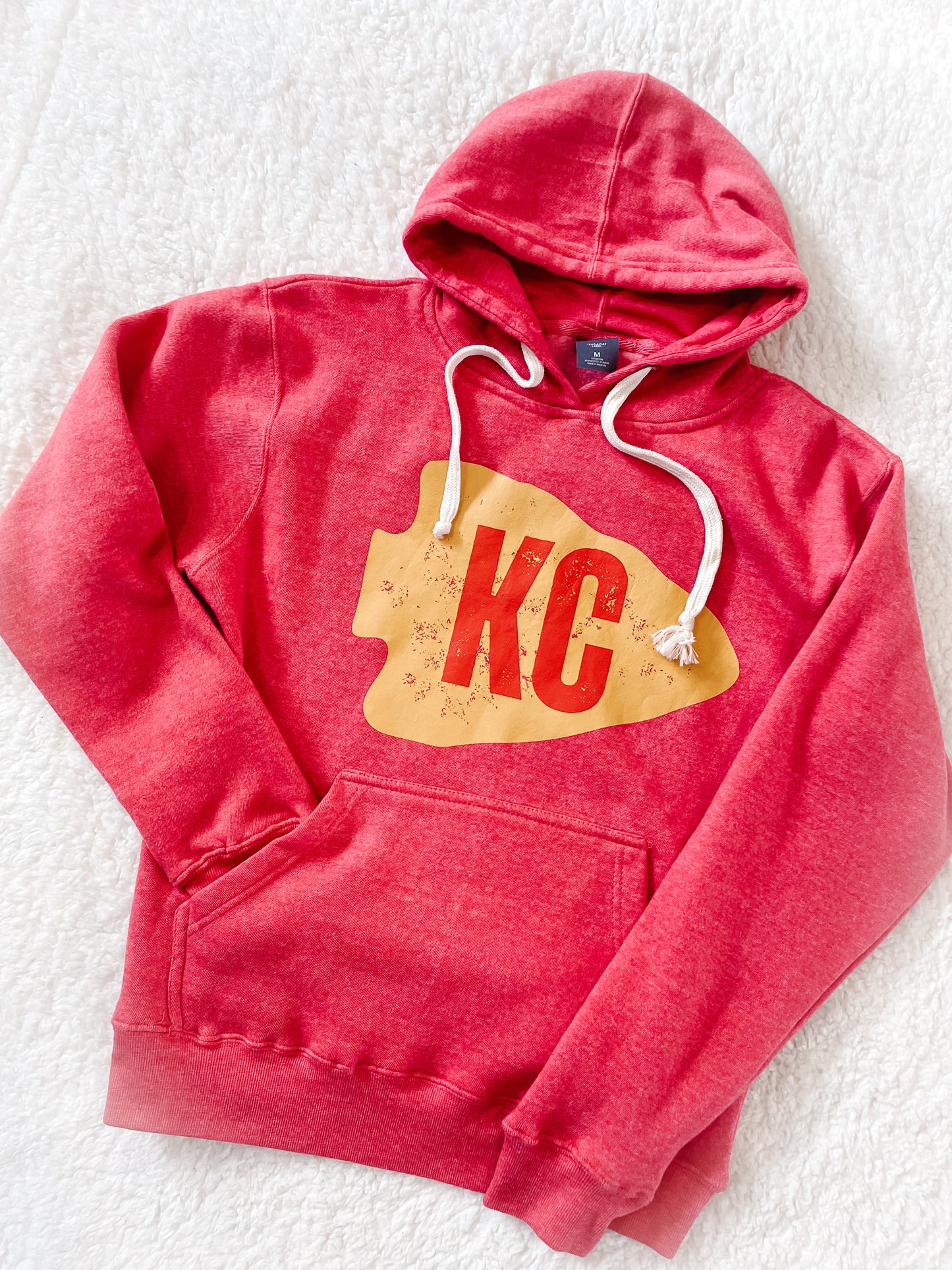 Heather Red KC Arrowhead Hoodie