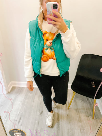 Reversible Puffer Vest