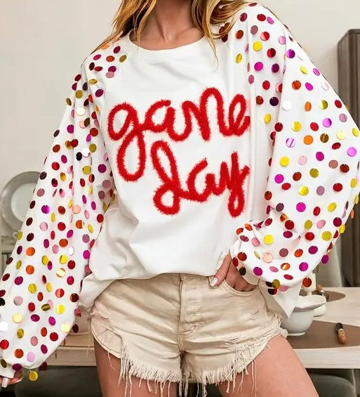 Game Day Spangled Sweatshirt