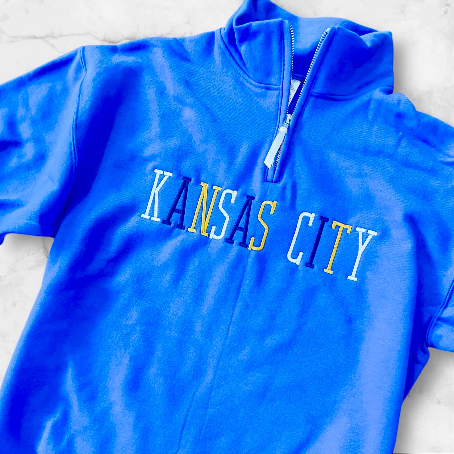 Royal Embroidered KC 1/4 Zip