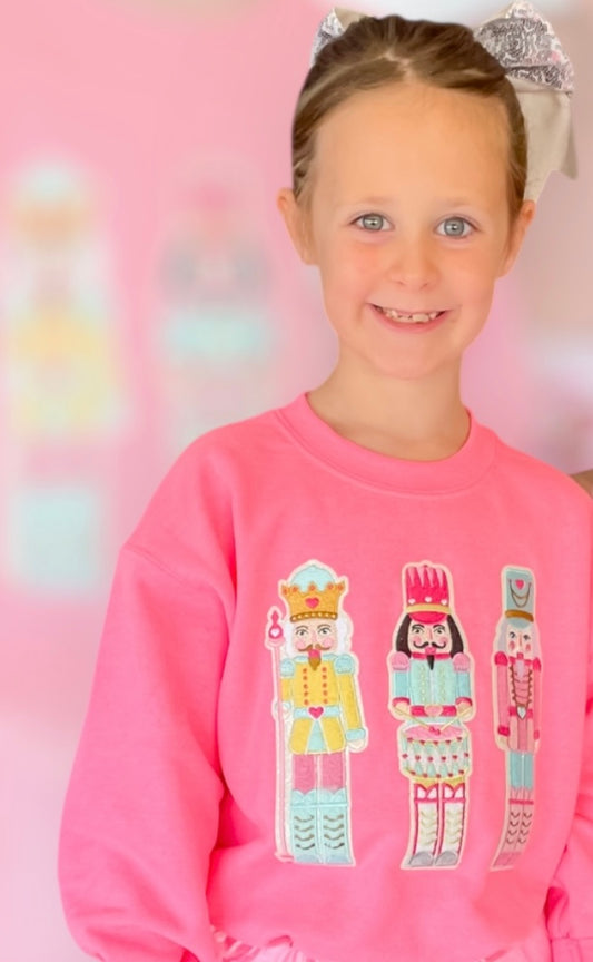YOUTH Nutcracker Patch Fleece