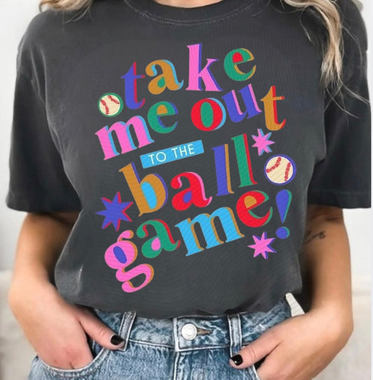 Color Pop Ball Game Tee