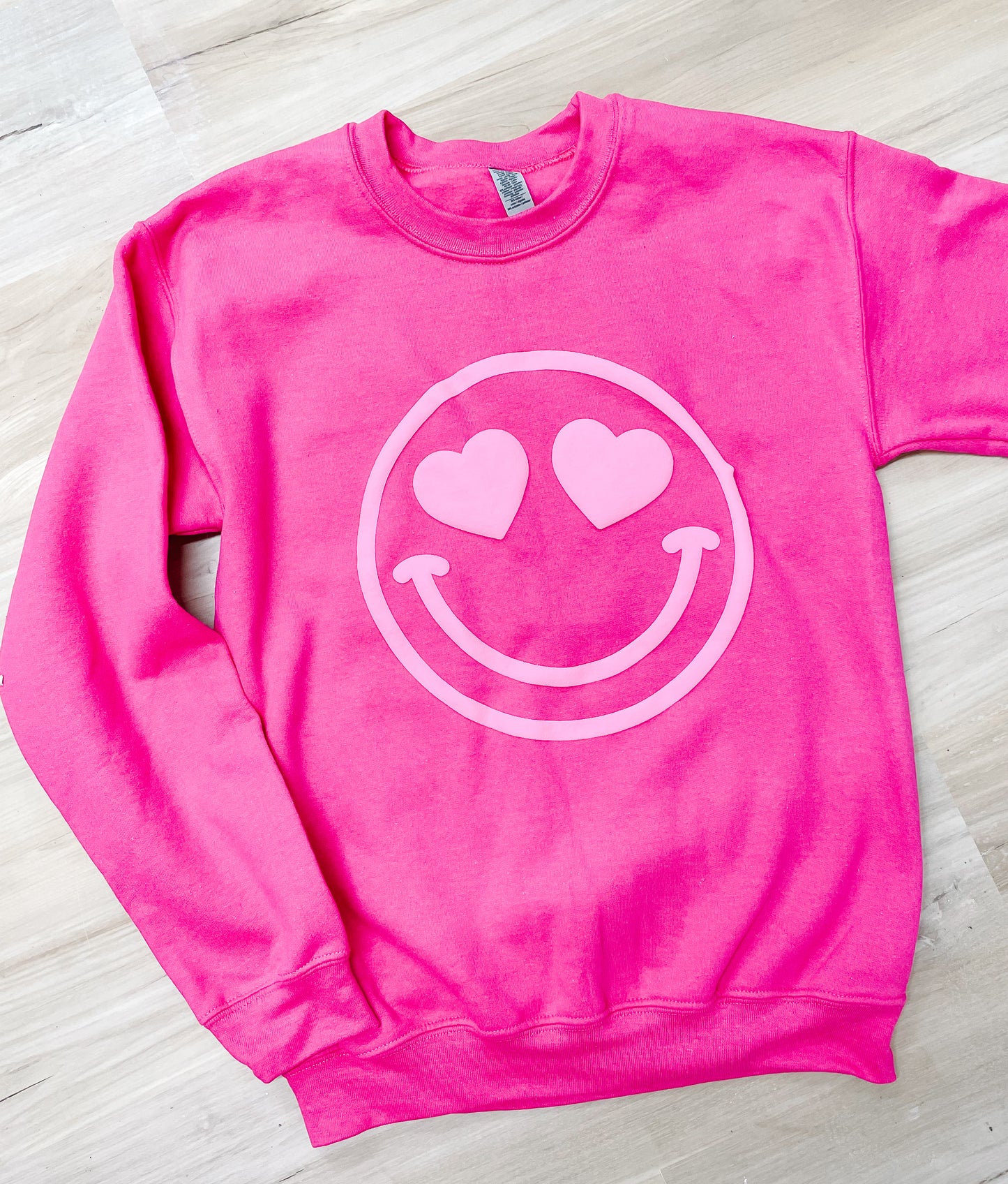 Pink PUFF Smiley 🩷 Fleece