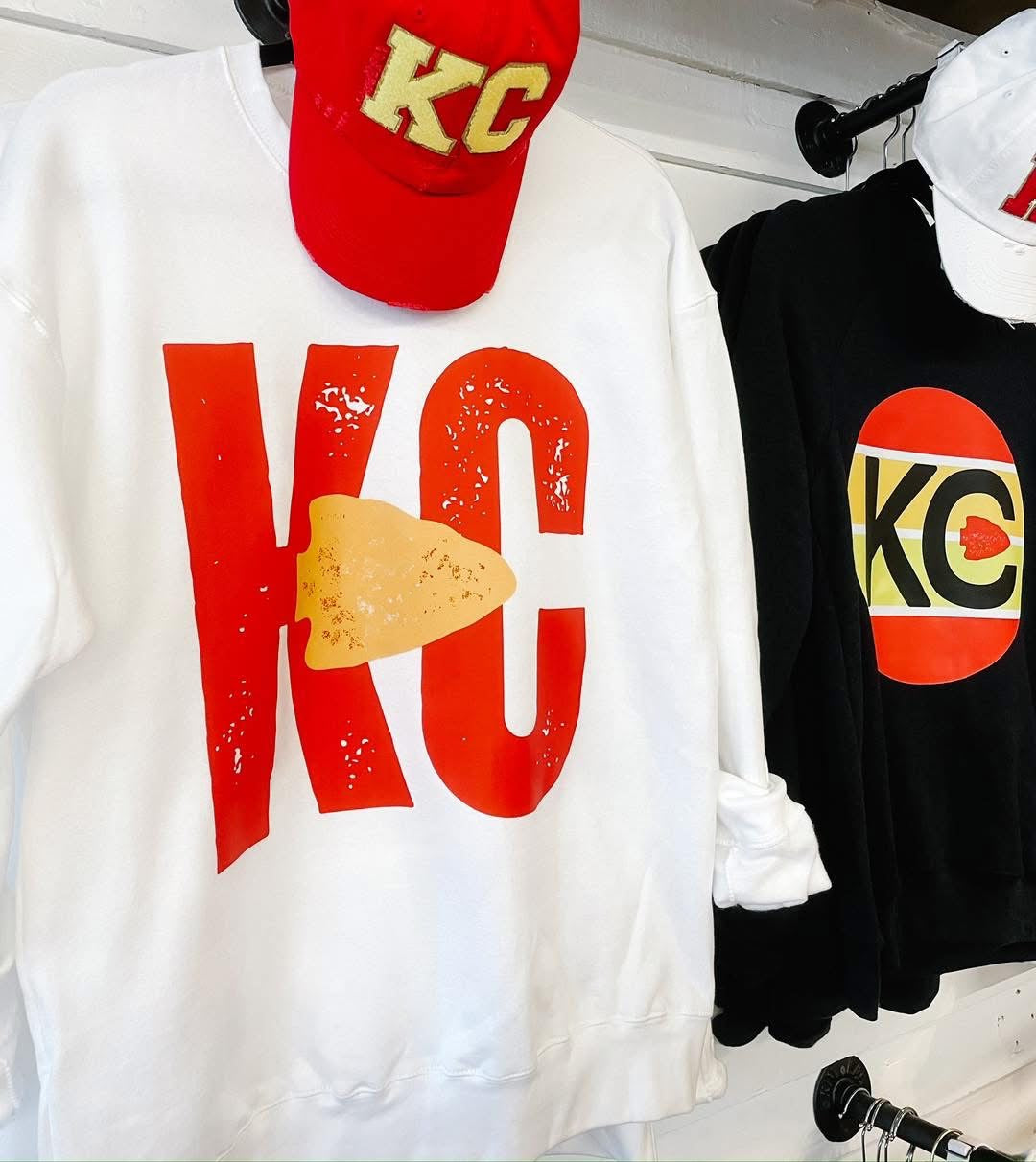 White KC Arrowhead Fleece