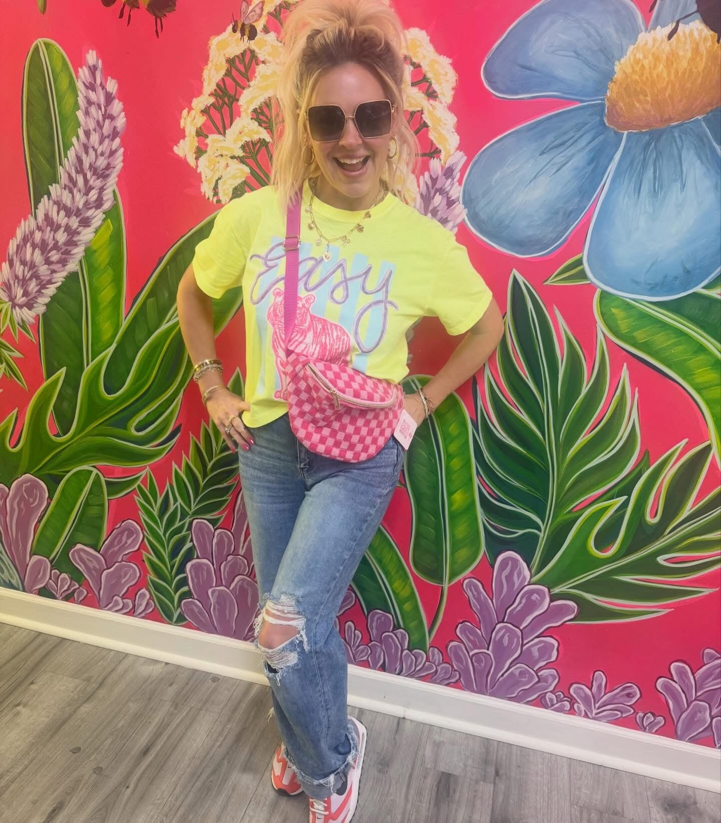 Easy Tiger Neon Crop/Tee