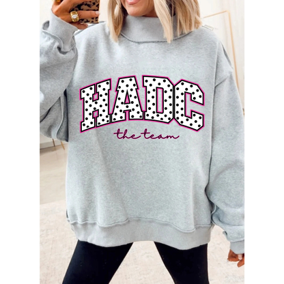 Polka Dot HADC The Team Mockneck