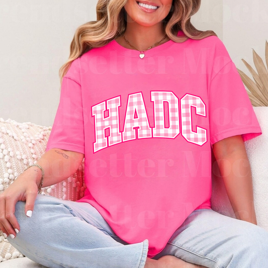 Gingham HADC Tee