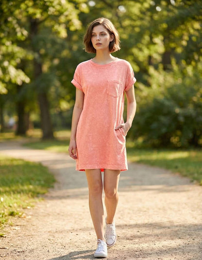 Mineral Washed TShirt Dresses
