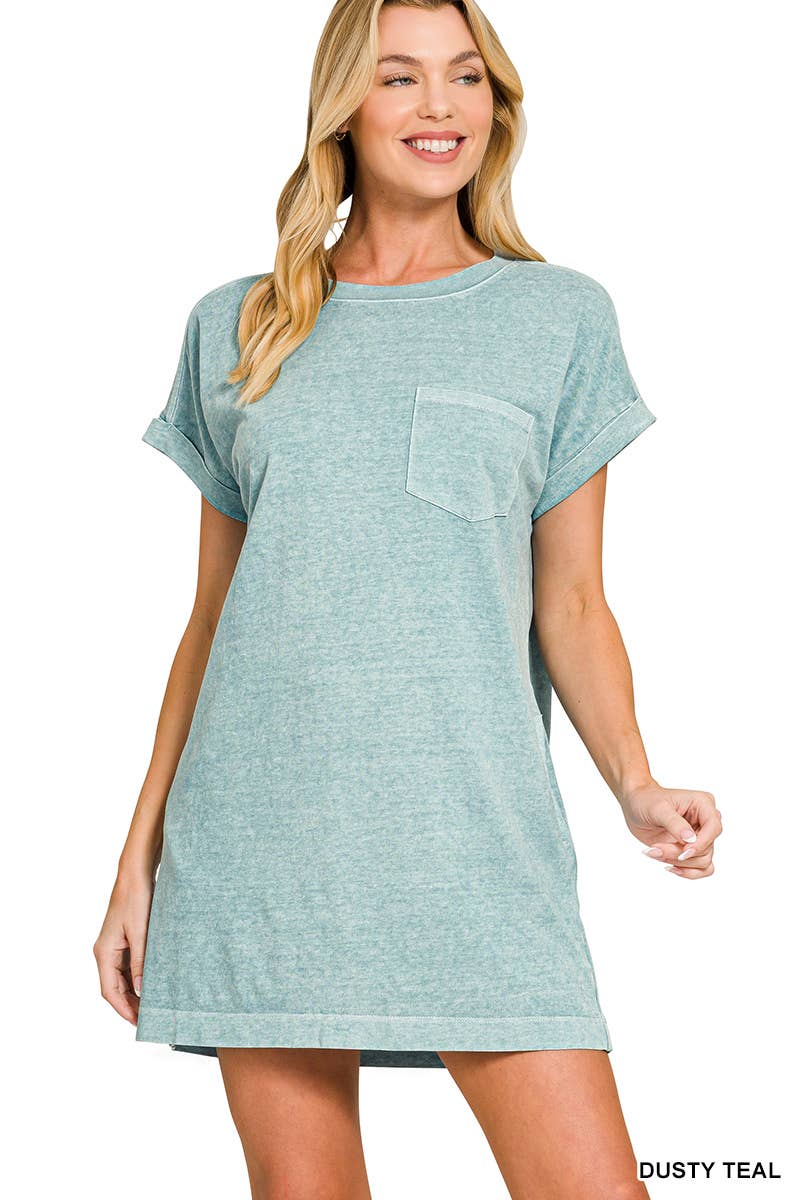 Mineral Washed TShirt Dresses