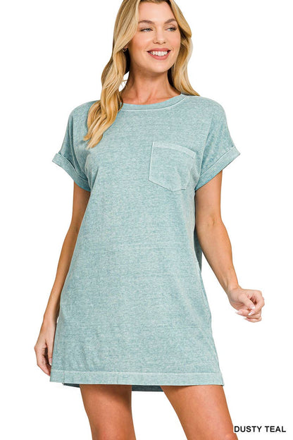 Mineral Washed TShirt Dresses