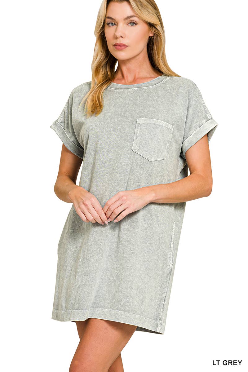 Mineral Washed TShirt Dresses